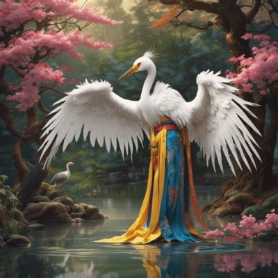  The Crane Wife: Exploring Love, Sacrifice, and the Weight of Expectations -  A Journey into Japanese Folklore